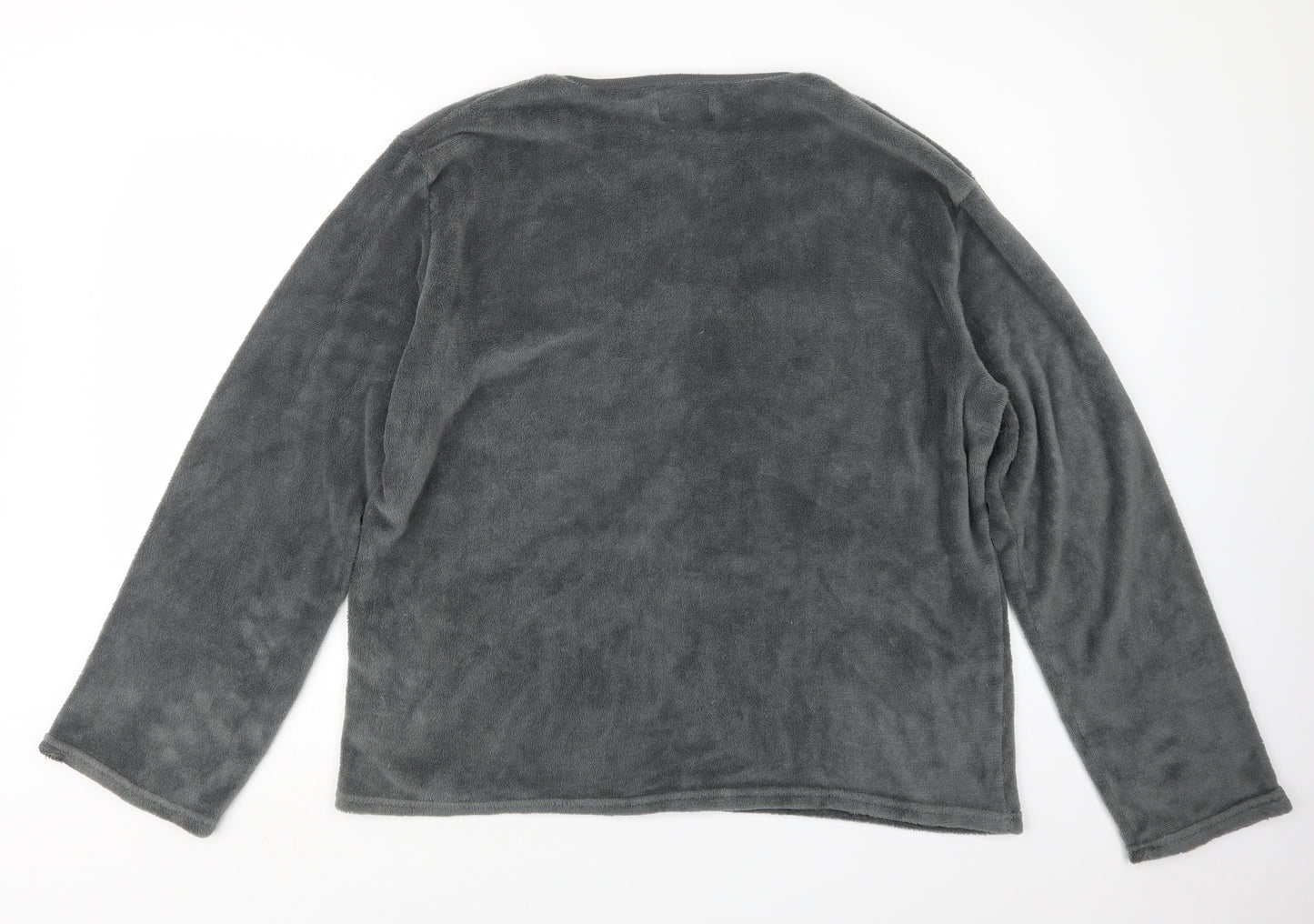 Hudson's Bay Mens Grey Geometric   Pyjama Top Size 2XL