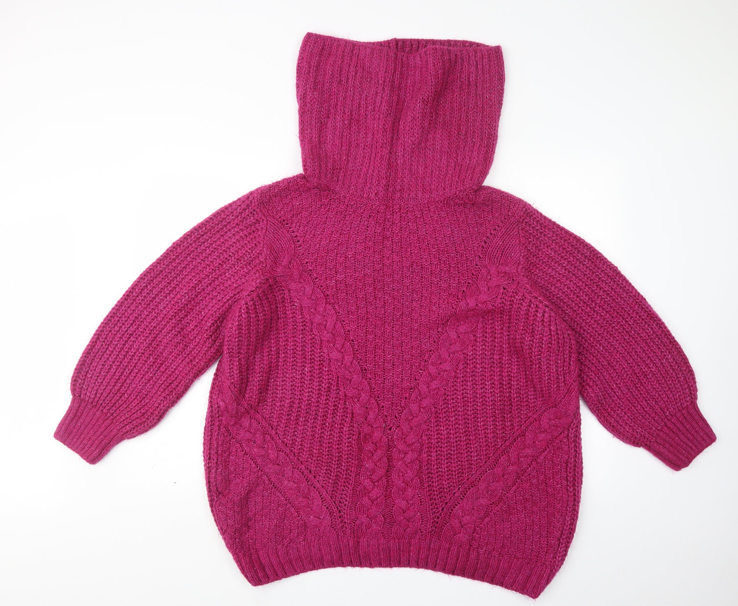 George Womens Purple  Knit Pullover Jumper Size 24