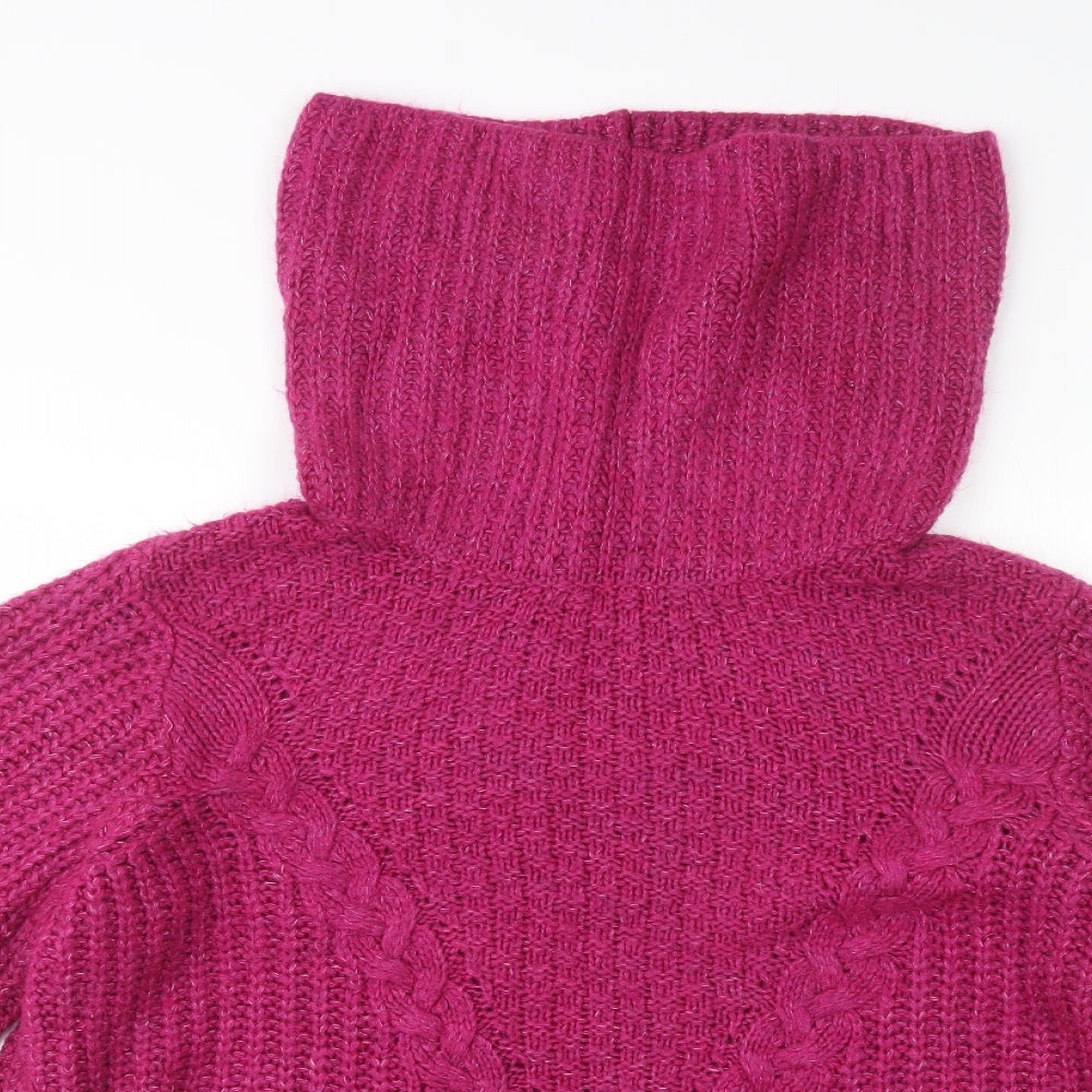 George Womens Purple  Knit Pullover Jumper Size 24