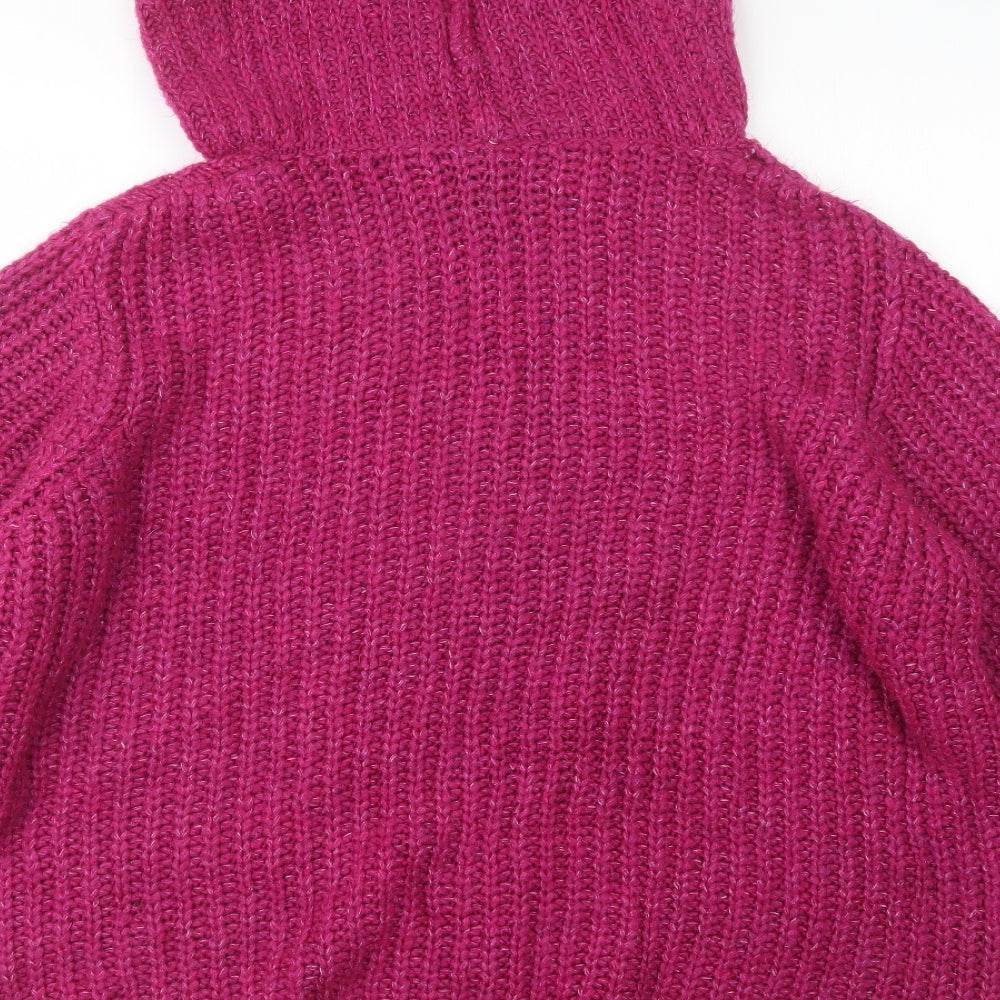 George Womens Purple  Knit Pullover Jumper Size 24