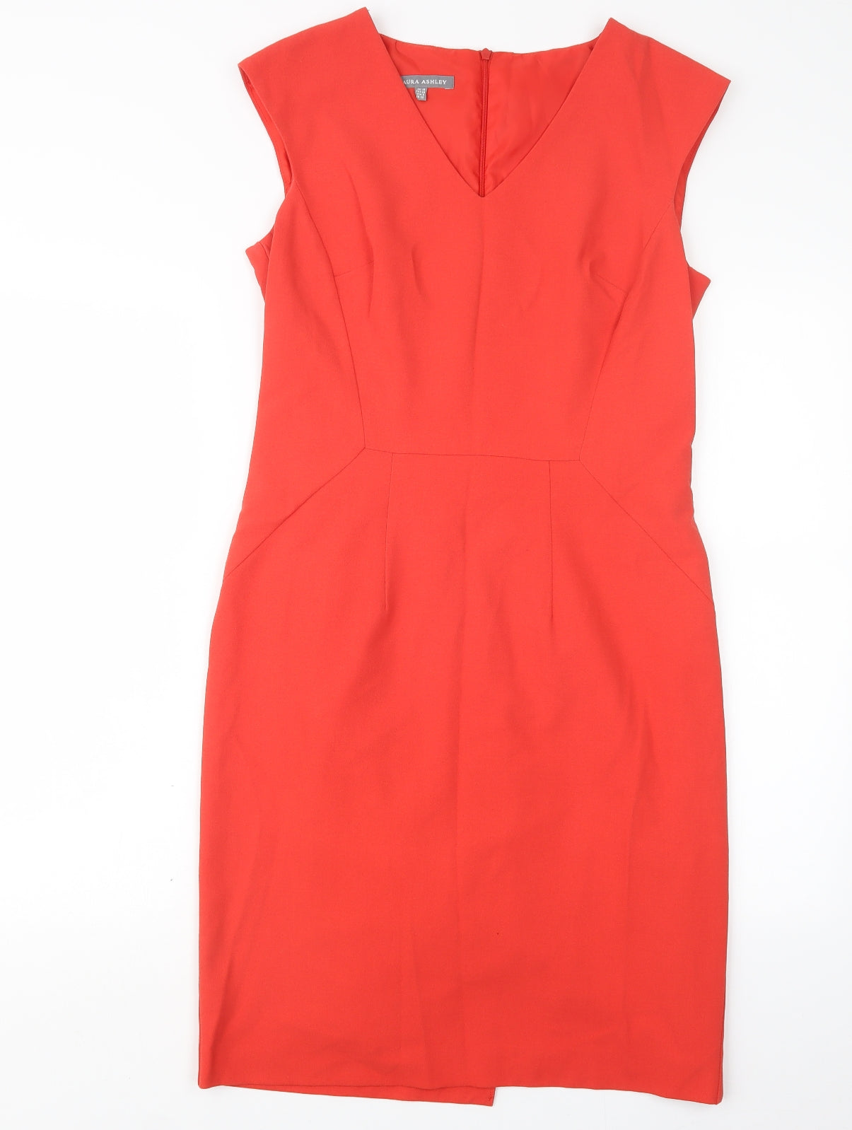 Laura Ashley Womens Orange   Shirt Dress  Size 10
