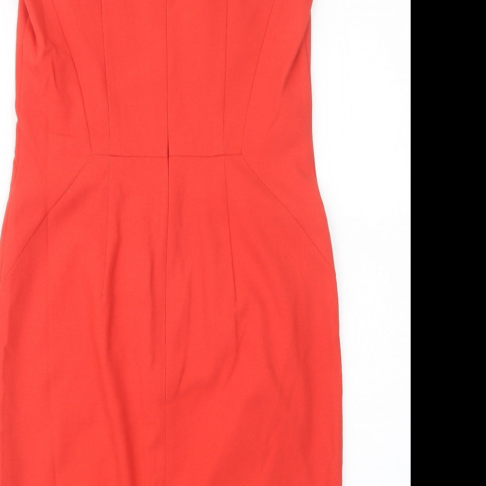 Laura Ashley Womens Orange   Shirt Dress  Size 10