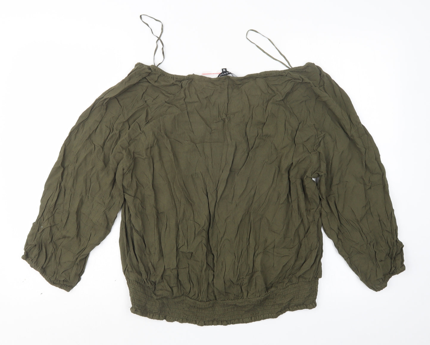 Peacocks Womens Green   Basic Blouse Size 16