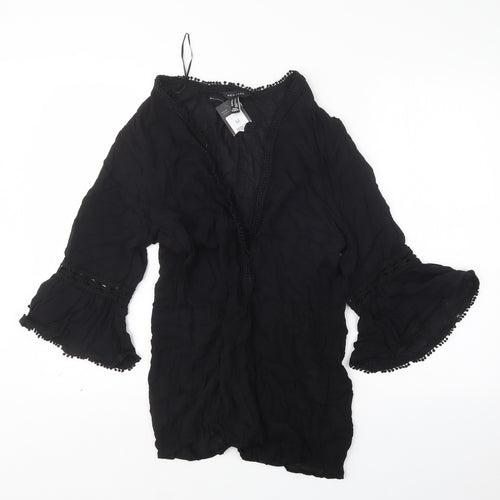 New Look Womens Black   Kimono Jacket Size M