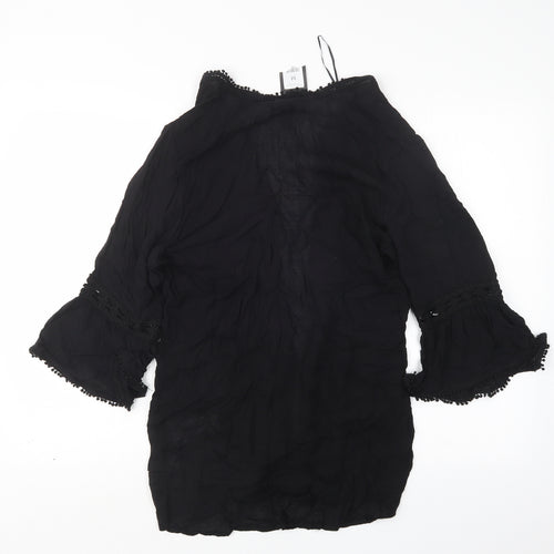 New Look Womens Black   Kimono Jacket Size M