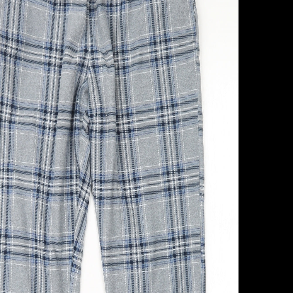 NEXT Mens Grey Check   Pyjama Pants Size L