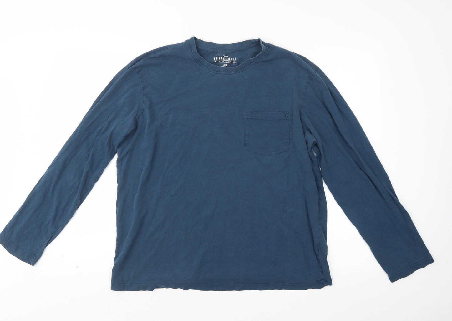 NEXT Mens Blue Geometric   Pyjama Top Size L