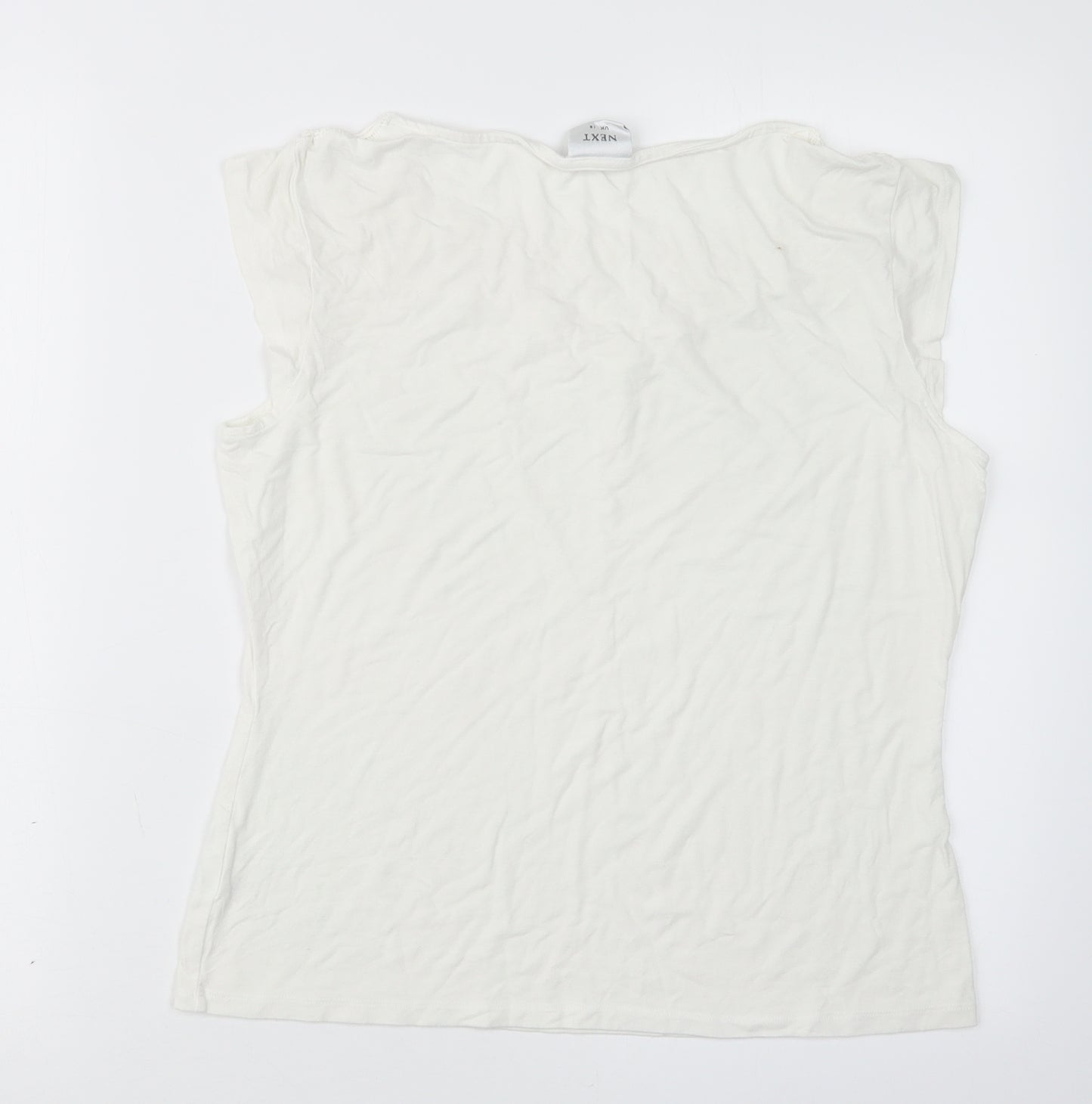 NEXT Womens White   Basic T-Shirt Size 16