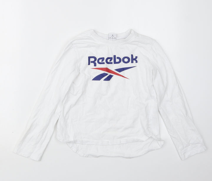Reebok Boys White Basic T-Shirt Size 11-12 Years