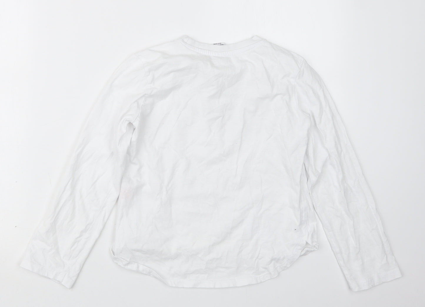 Reebok Boys White   Basic T-Shirt Size 11-12 Years