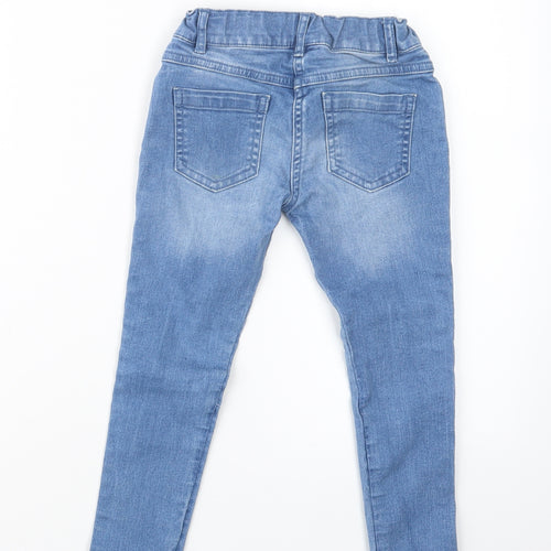 F&F Girls Blue  Denim Straight Jeans Size 5-6 Years