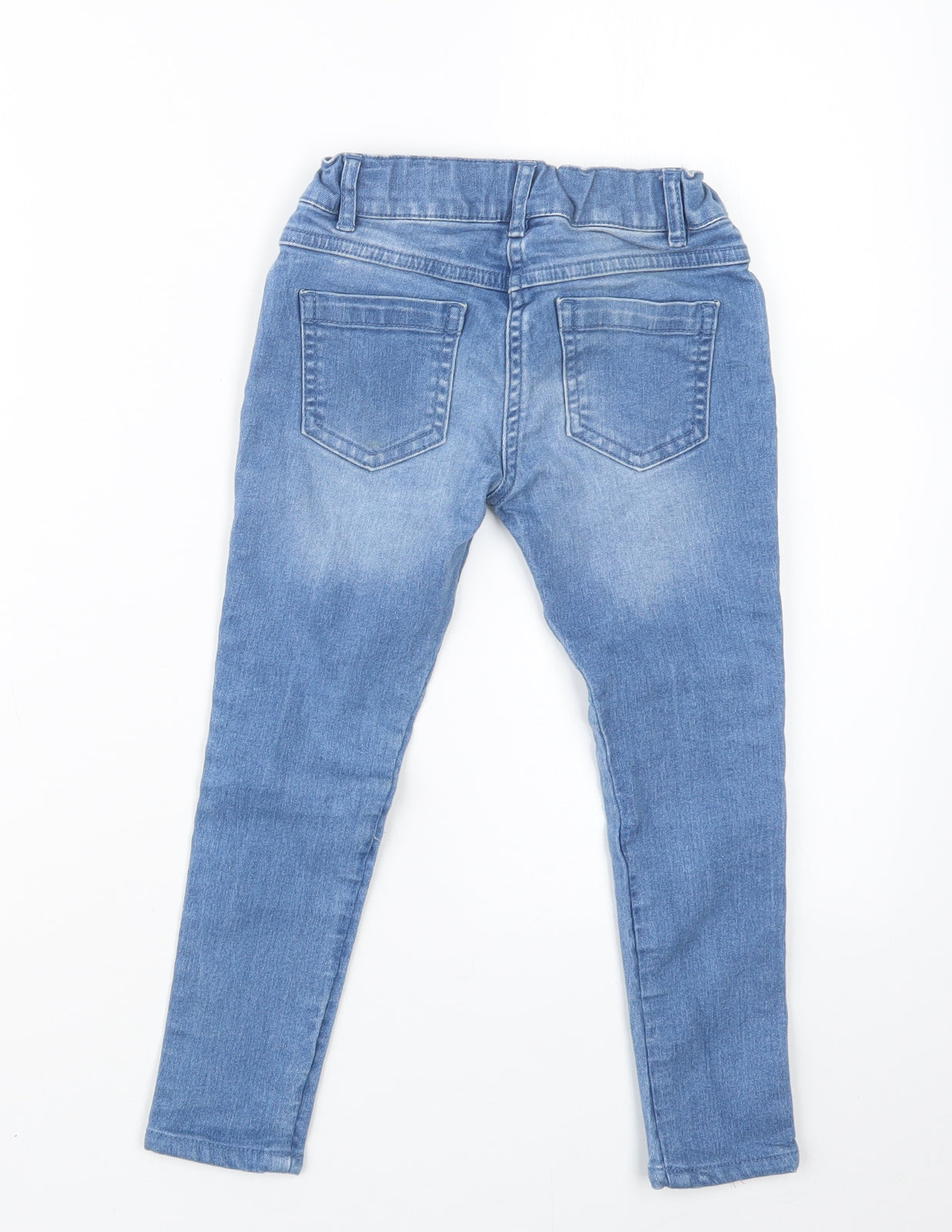 F&F Girls Blue  Denim Straight Jeans Size 5-6 Years