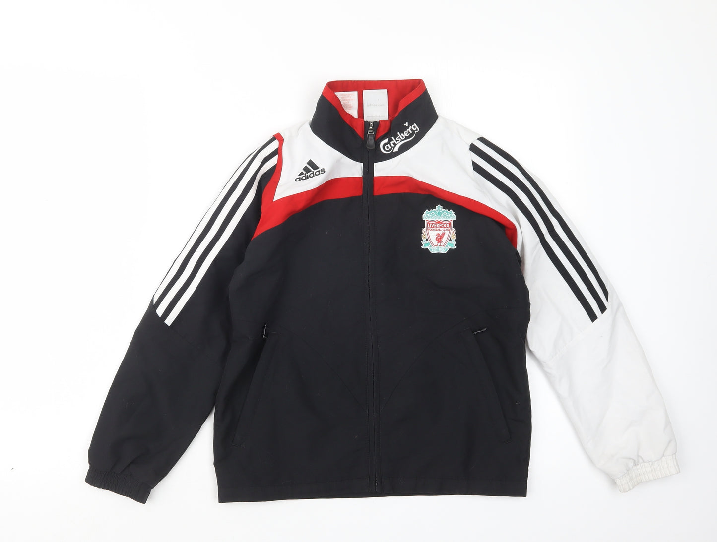adidas Boys Black   Jacket  Size 10 Years  - Liverpool FC