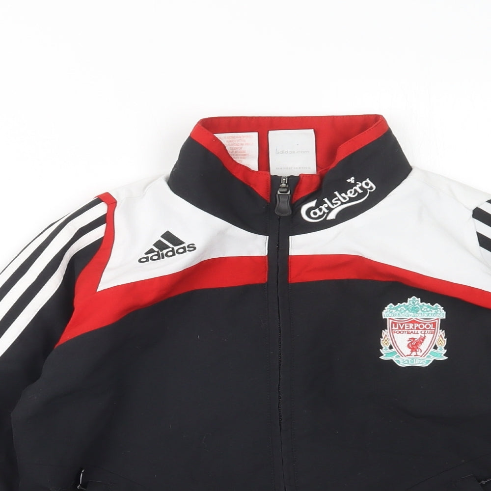 adidas Boys Black   Jacket  Size 10 Years  - Liverpool FC