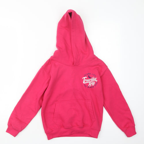 O'Shea Girls Pink   Pullover Hoodie Size M