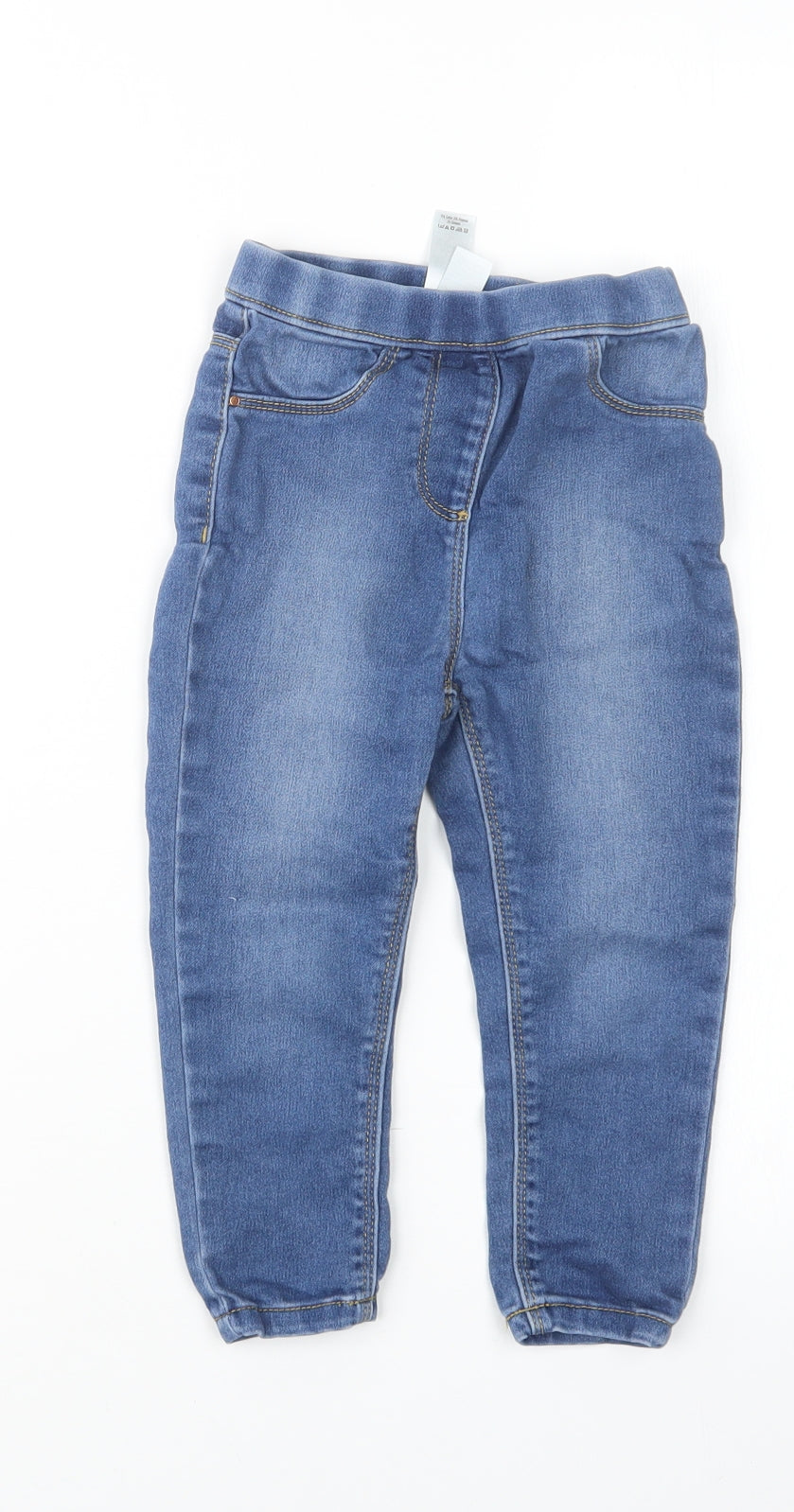 George Boys Blue  Denim Straight Jeans Size 2-3 Years