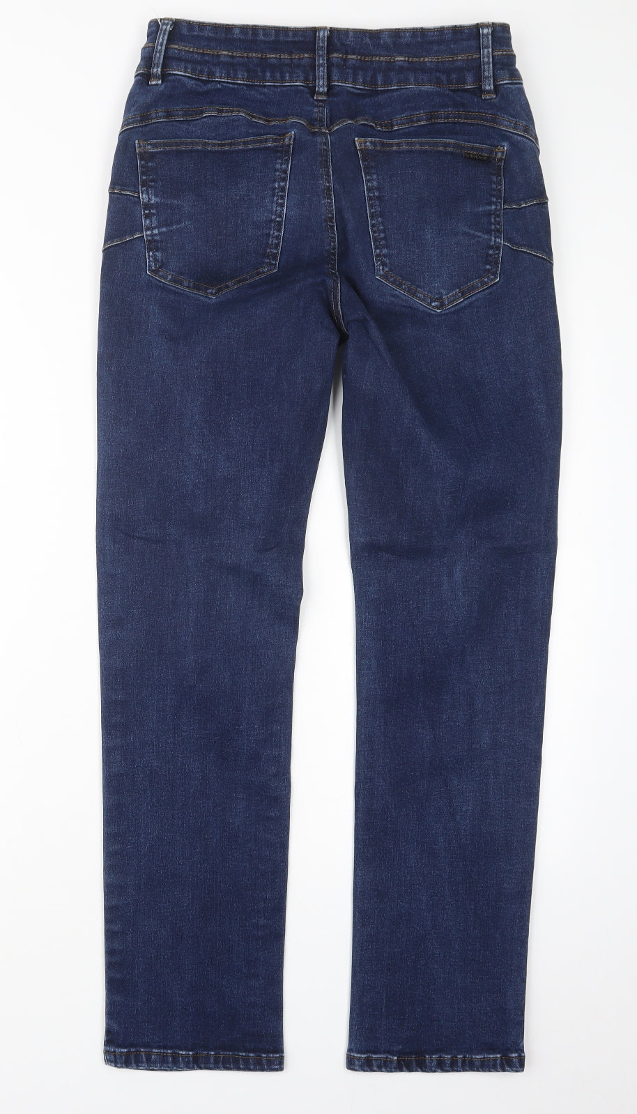 Jasper Conran Womens Blue  Denim Straight Jeans Size 14 L29 in