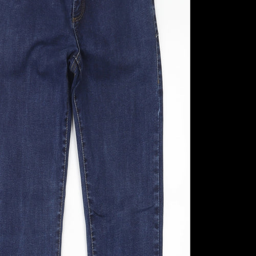 Jasper Conran Womens Blue  Denim Straight Jeans Size 14 L29 in