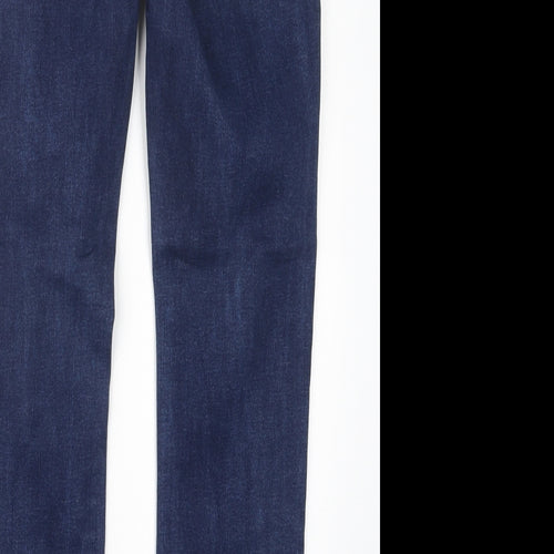Jasper Conran Womens Blue  Denim Straight Jeans Size 14 L29 in