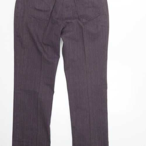 Per Una Womens Purple   Trousers  Size 14 L31 in