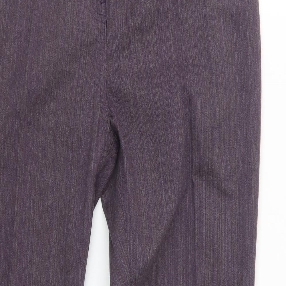 Per Una Womens Purple   Trousers  Size 14 L31 in
