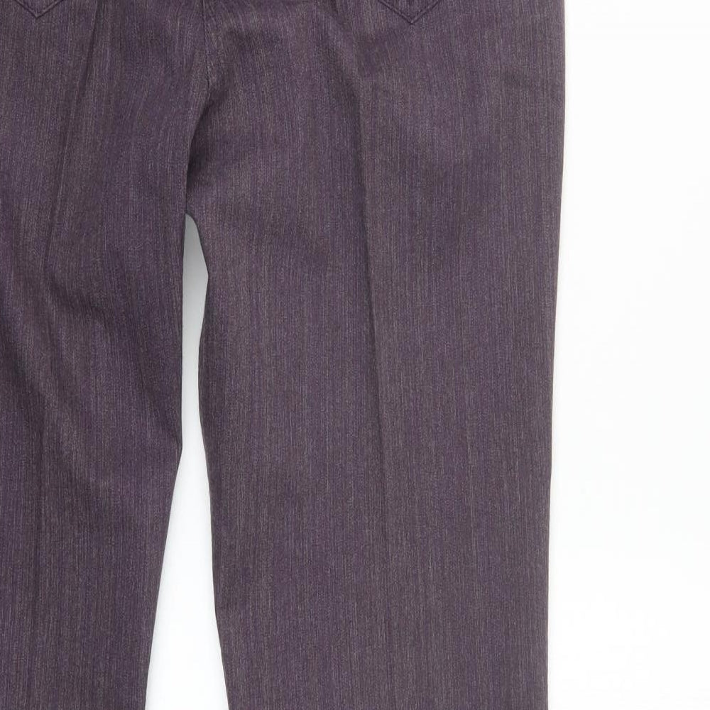 Per Una Womens Purple   Trousers  Size 14 L31 in