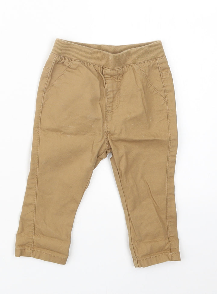 Matalan Boys Brown Capri Trousers Size 3-6 Months