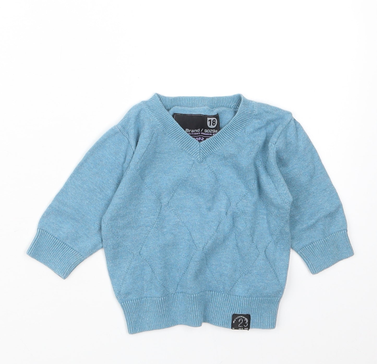 NEXT Boys Blue  Knit Pullover Jumper Size 3-6 Months