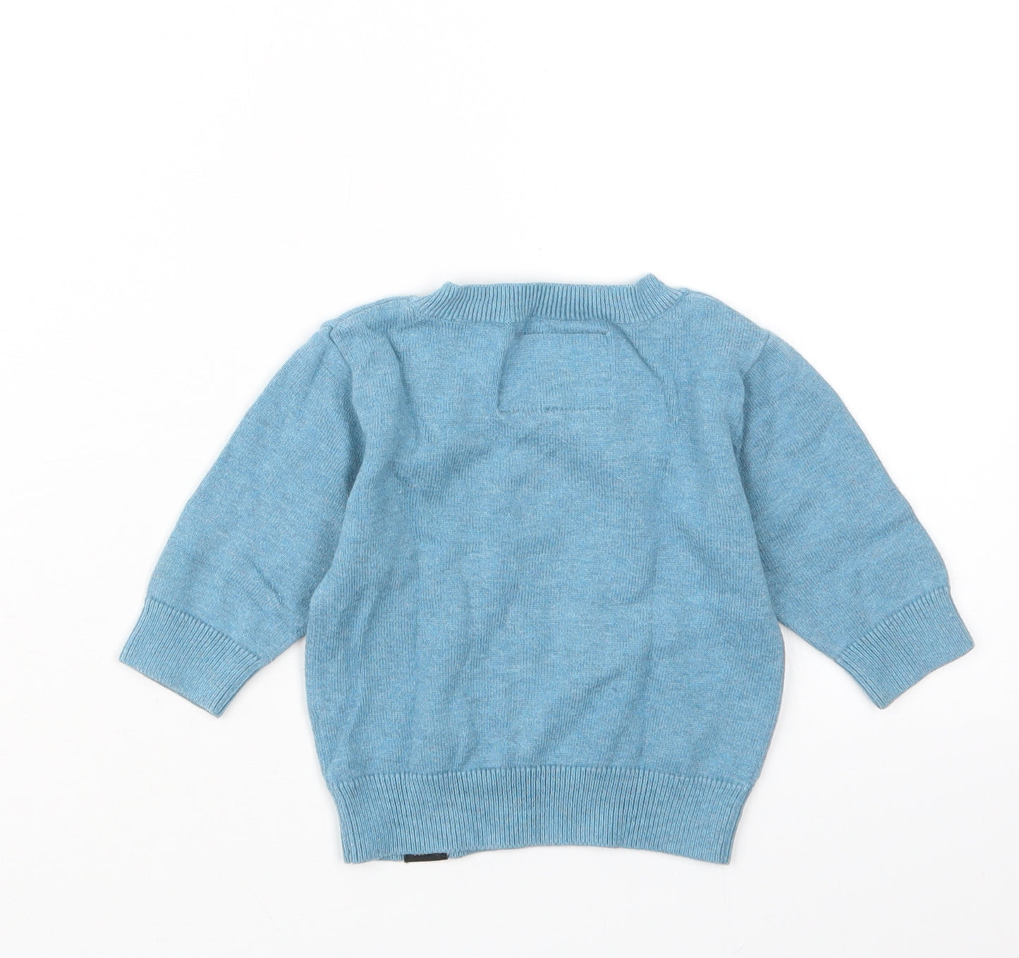 NEXT Boys Blue  Knit Pullover Jumper Size 3-6 Months
