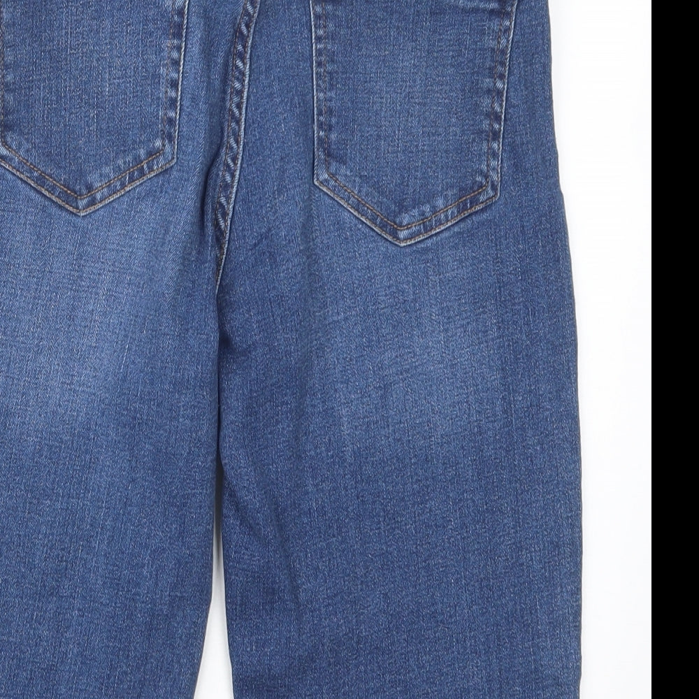 F&F Womens Blue  Denim Bermuda Shorts Size 12