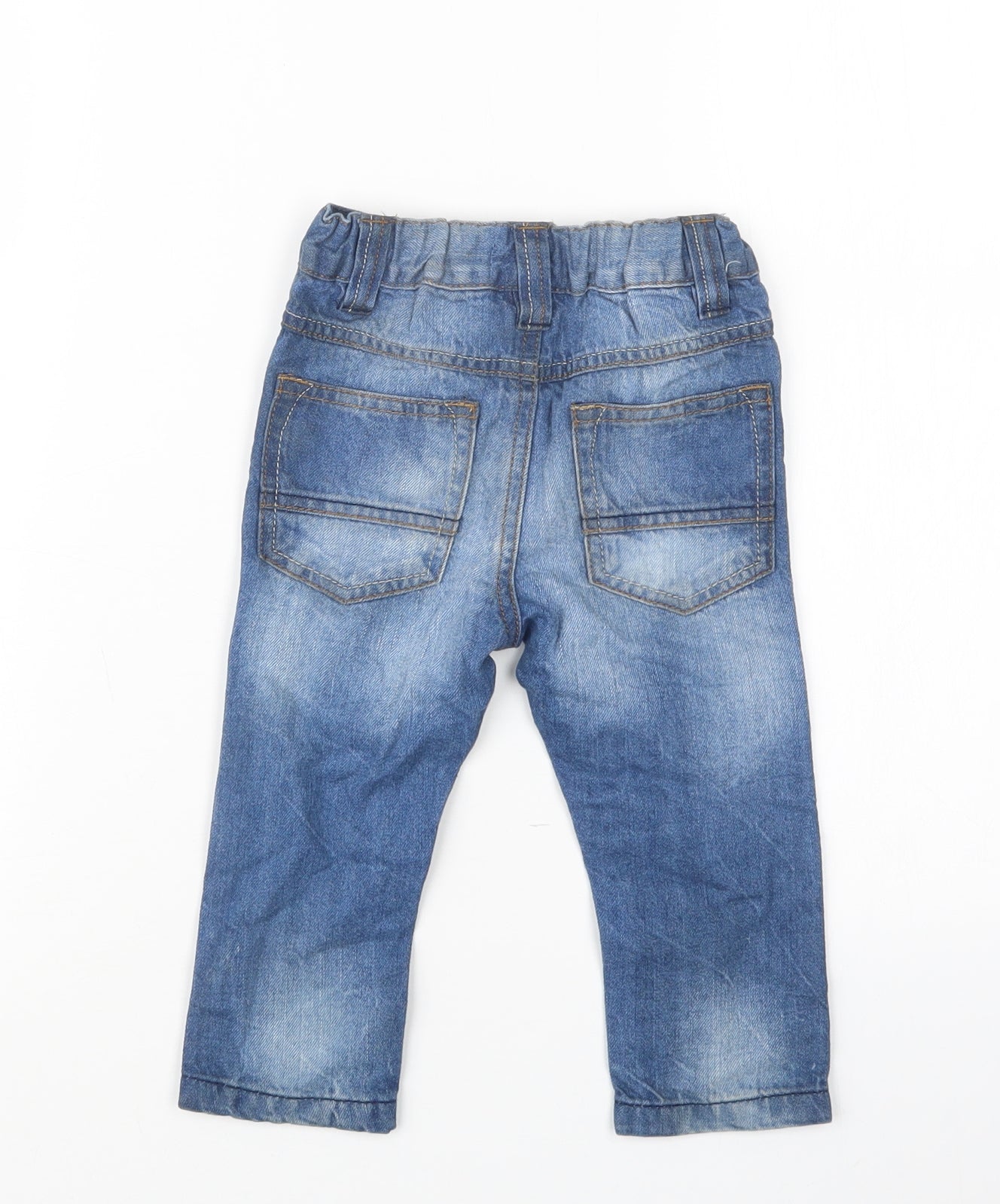 NEXT Boys Blue  Denim Capri Jeans Size 12-18 Months