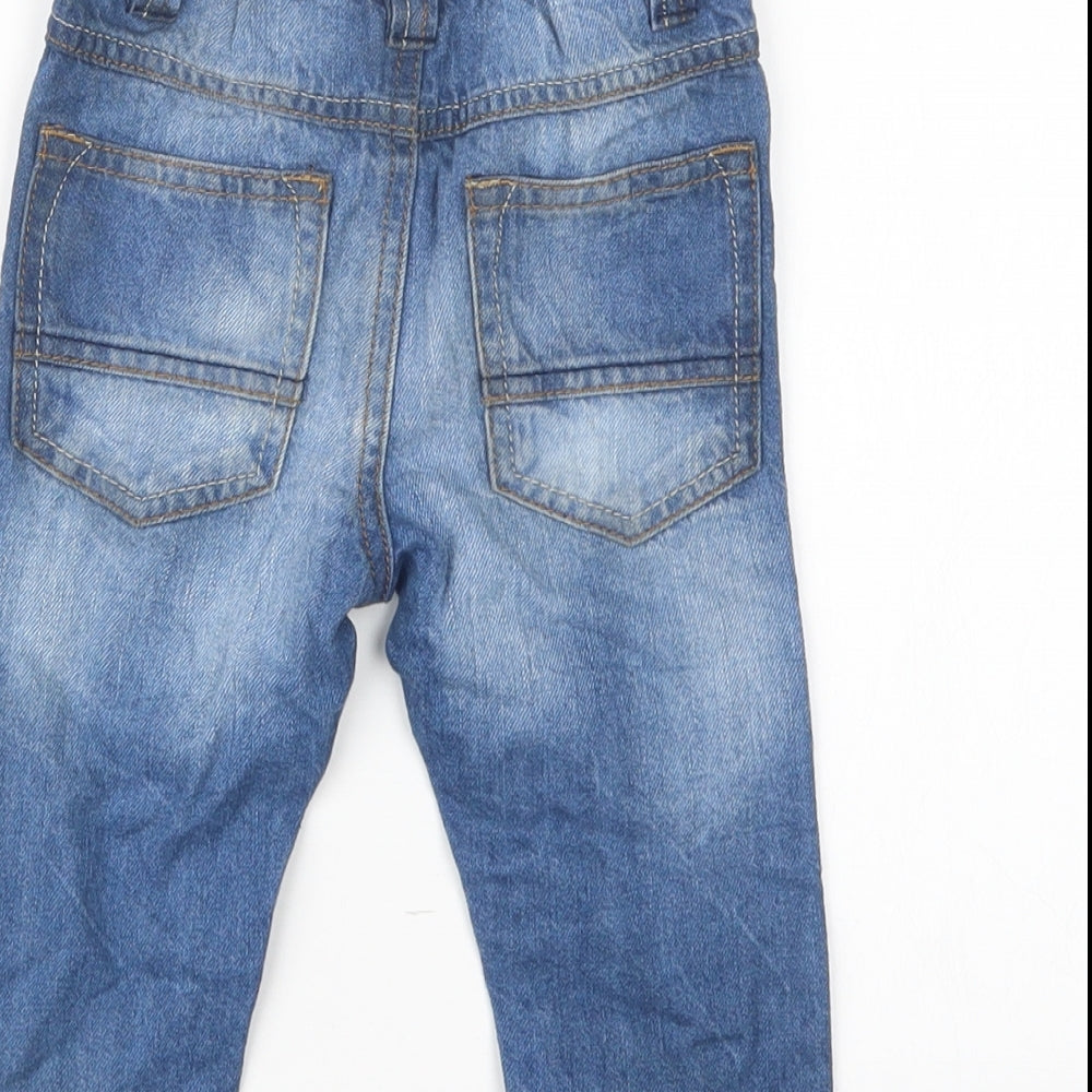 NEXT Boys Blue  Denim Capri Jeans Size 12-18 Months