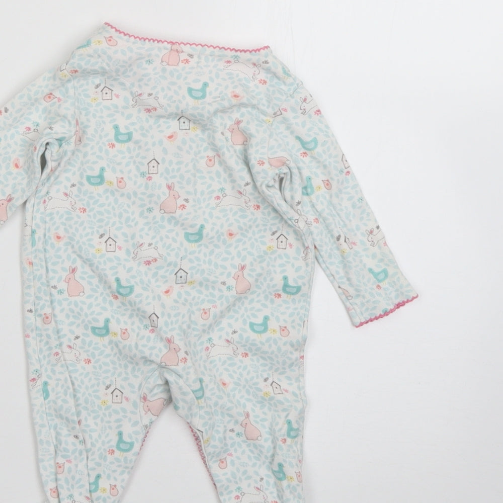 John Lewis Baby Multicoloured Geometric  Babygrow One-Piece Size 0-3 Months