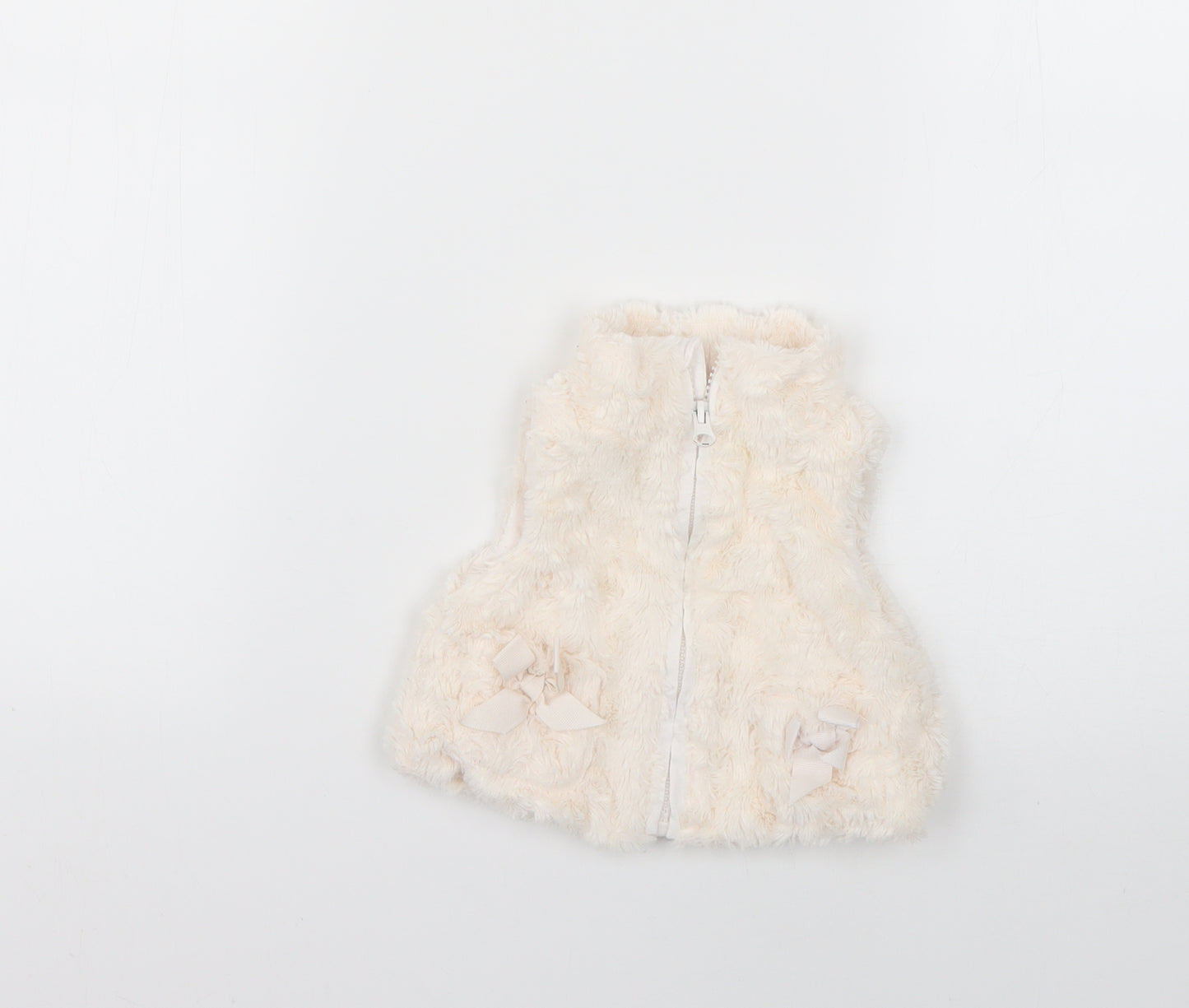 Baby Baby White   Gilet Coat Size 0-3 Months