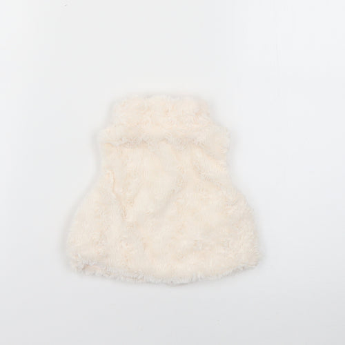 Baby Baby White   Gilet Coat Size 0-3 Months