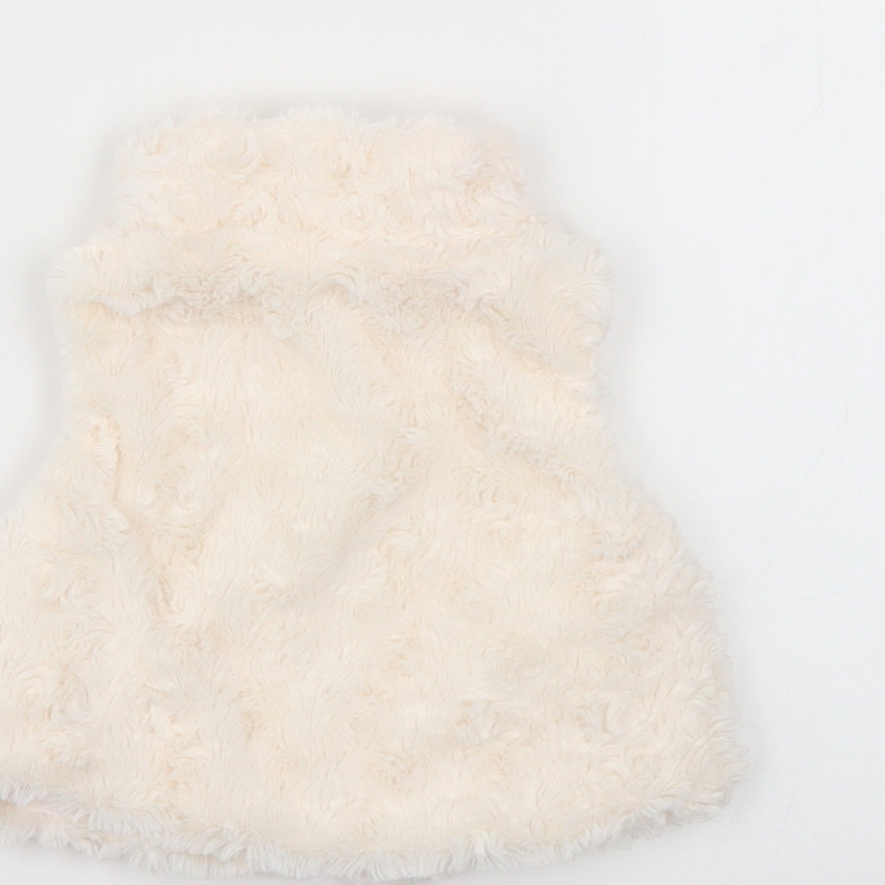 Baby Baby White   Gilet Coat Size 0-3 Months