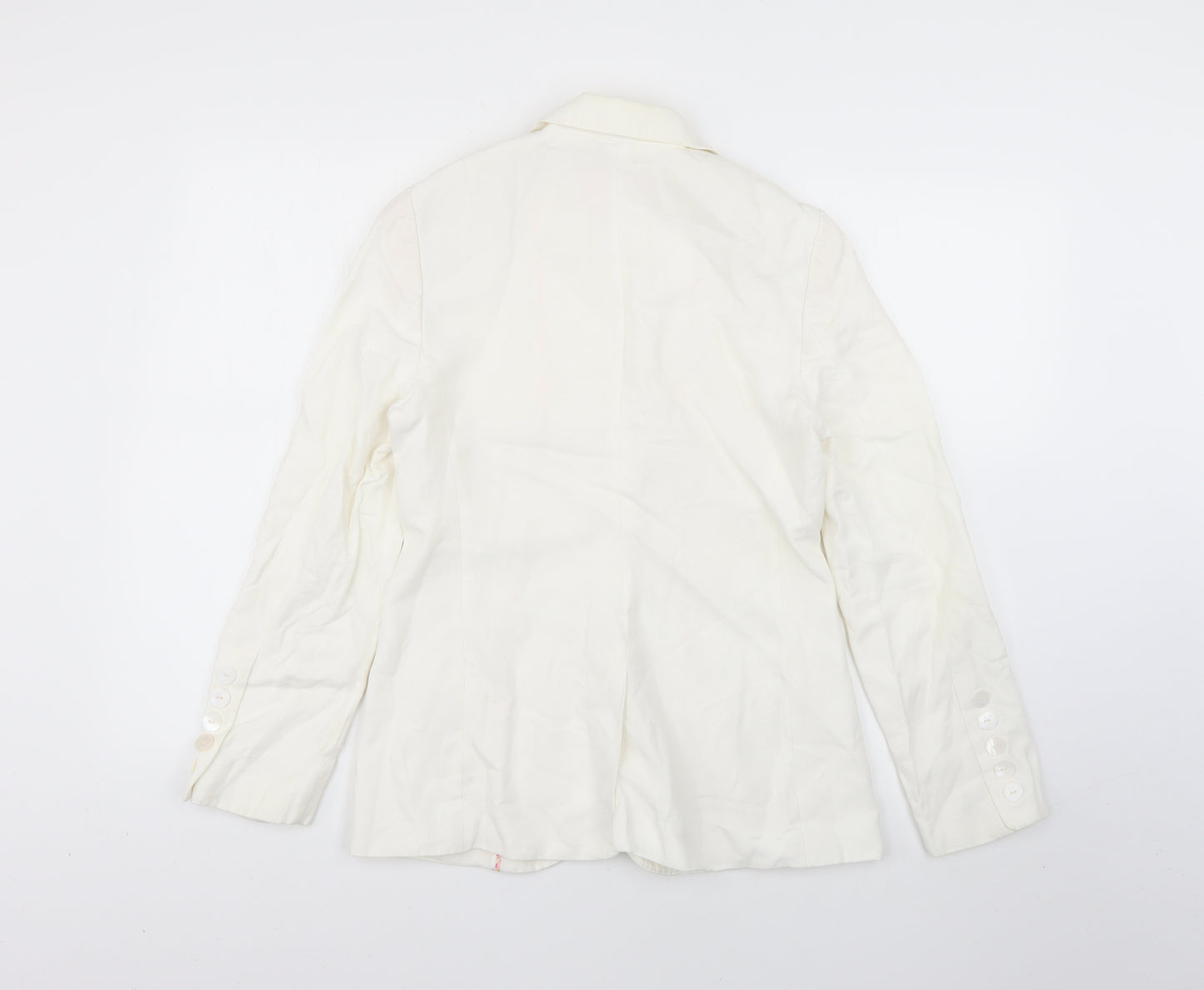 charles thywhtt Womens White   Jacket Blazer Size 10