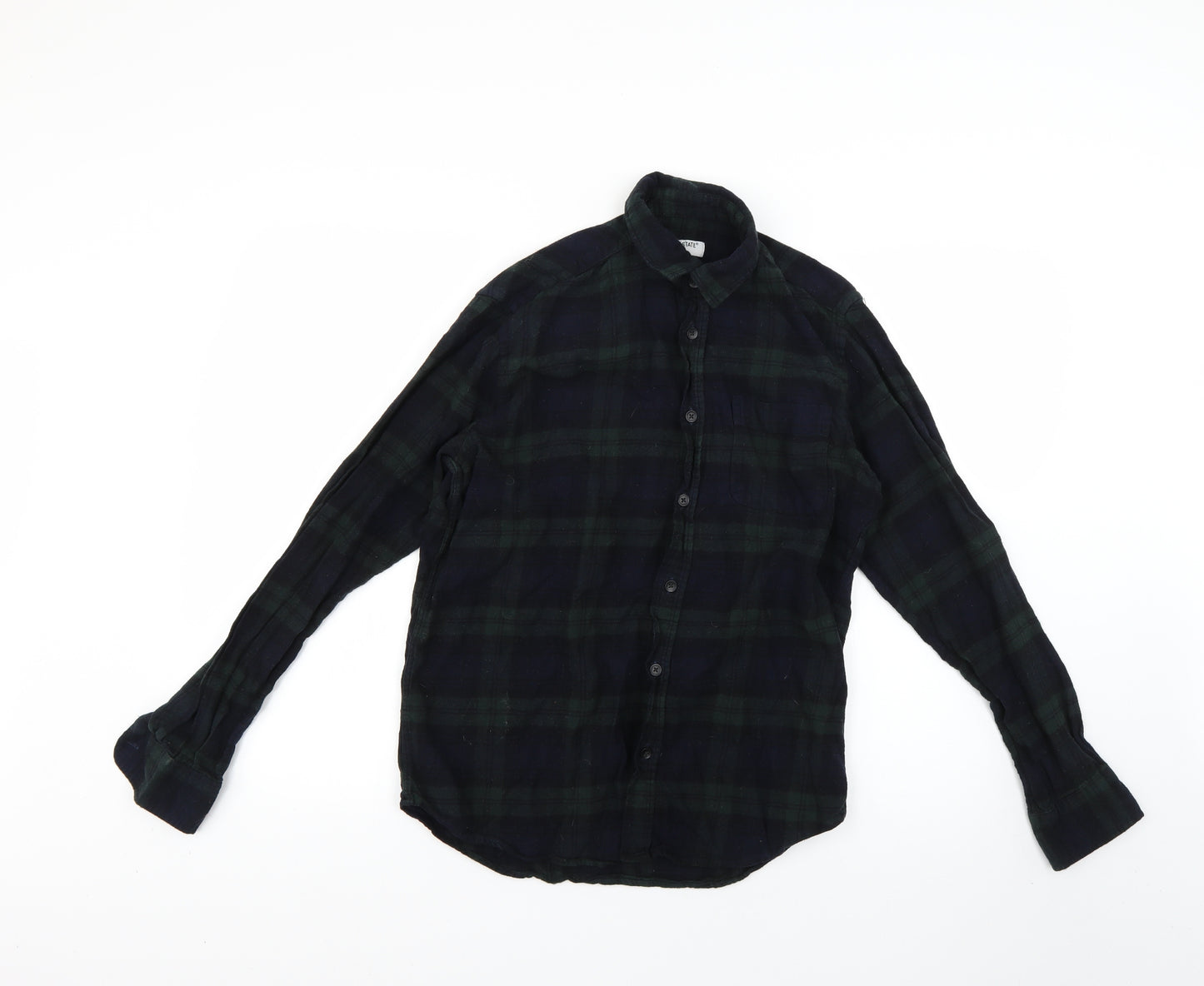 Cedar Wood State Mens Multicoloured Check   Button-Up Size S