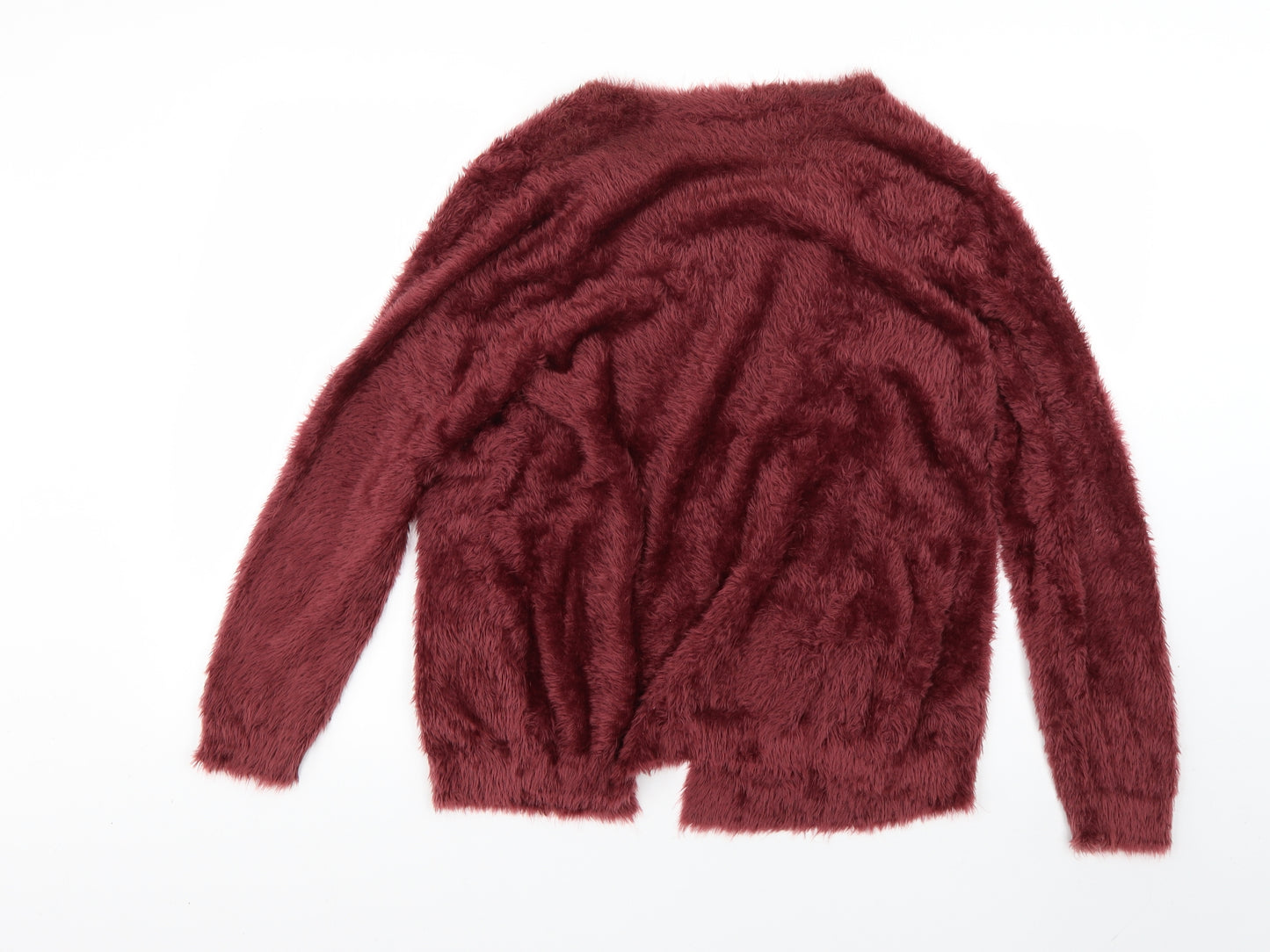 Marks and Spencer Womens Red   Cardigan Jumper Size 18