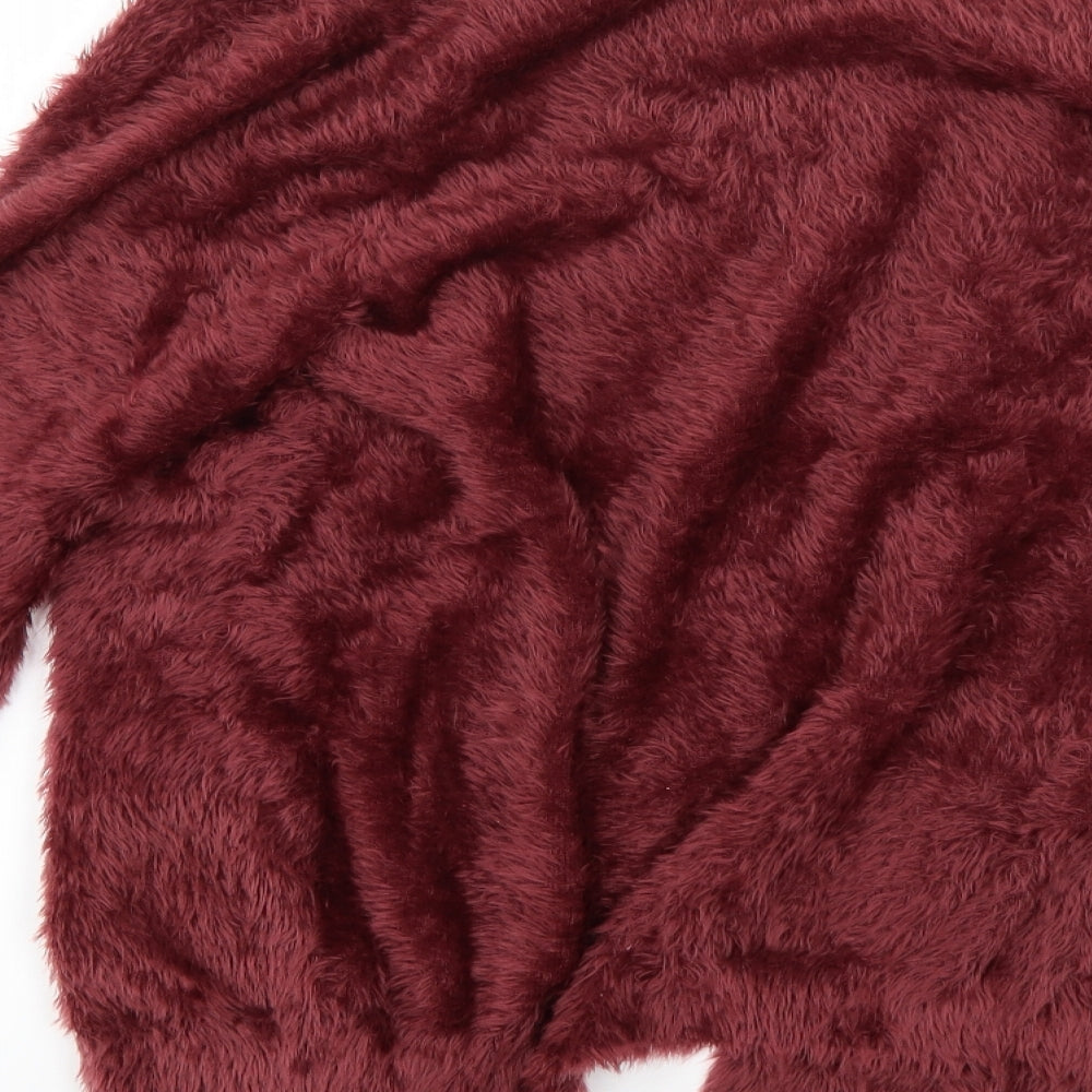 Marks and Spencer Womens Red   Cardigan Jumper Size 18
