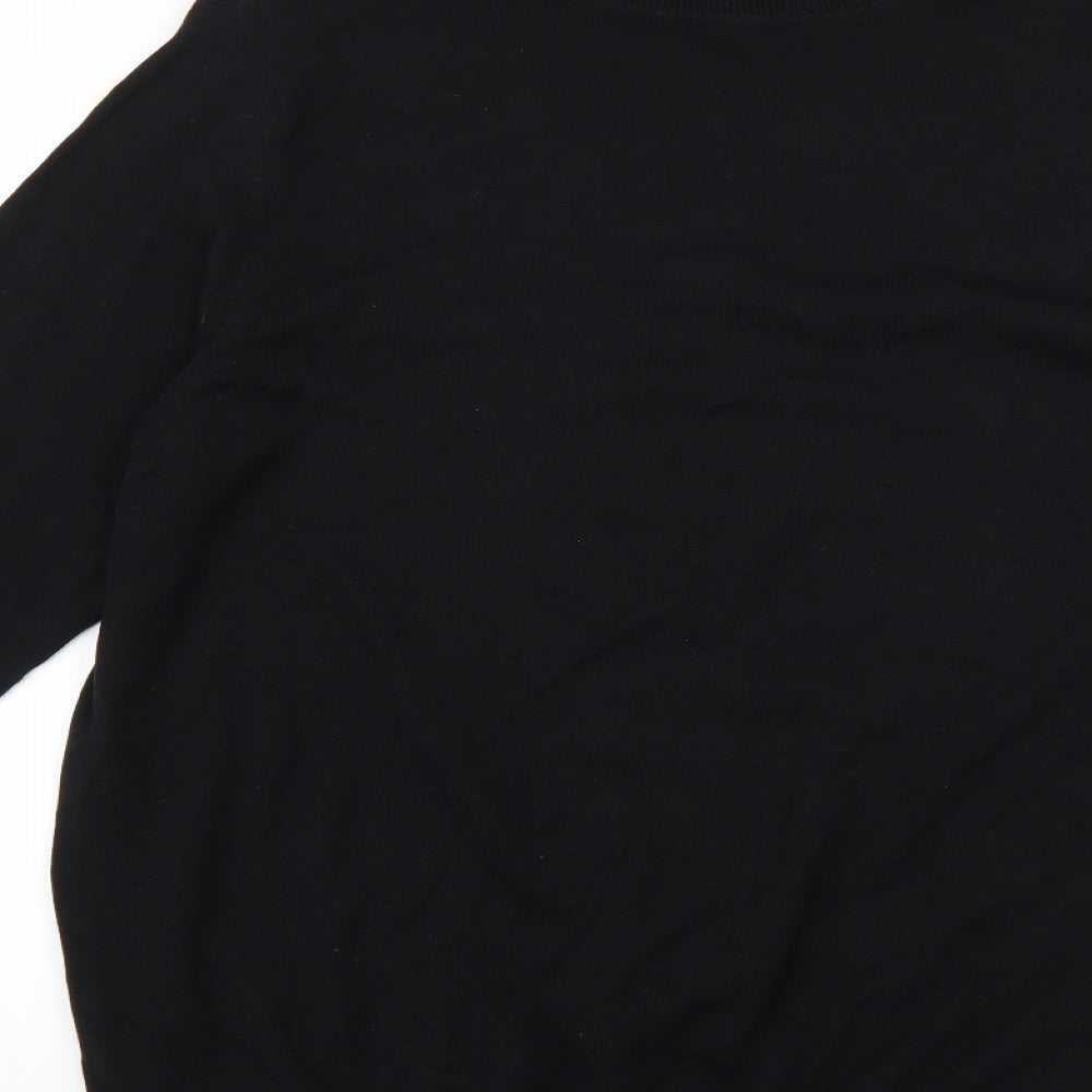 George Mens Black   Pullover Jumper Size XL