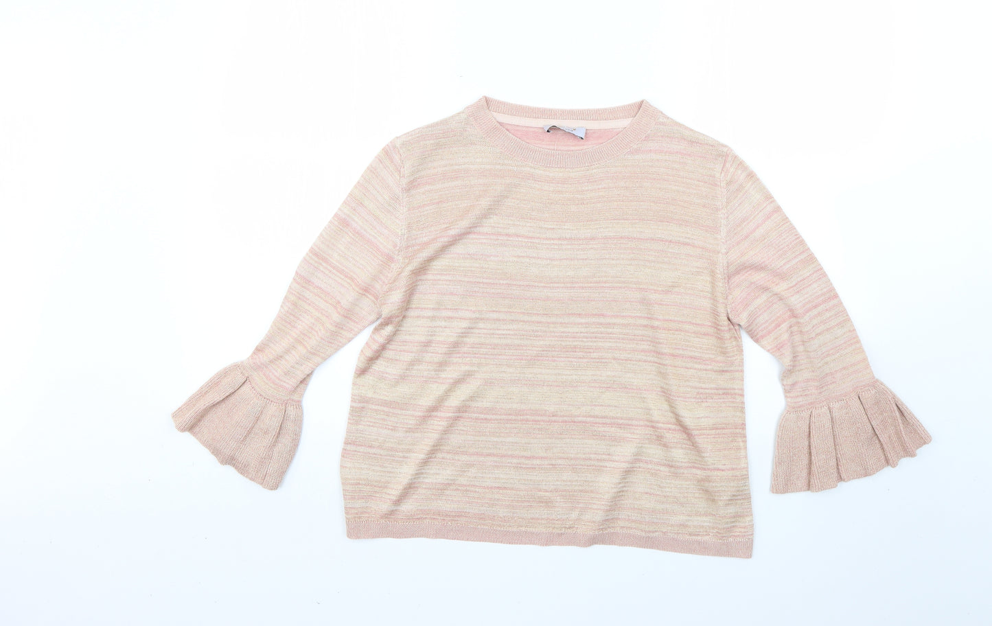 Marks and Spencer Womens Multicoloured Striped  Pullover Jumper Size 12