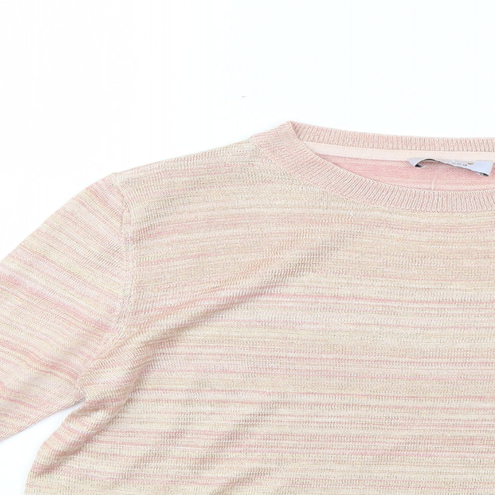 Marks and Spencer Womens Multicoloured Striped  Pullover Jumper Size 12