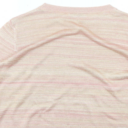 Marks and Spencer Womens Multicoloured Striped  Pullover Jumper Size 12