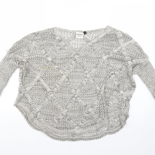 hold tide Womens Grey   Pullover Jumper Size M