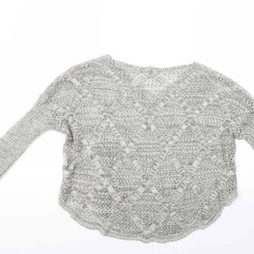 hold tide Womens Grey   Pullover Jumper Size M