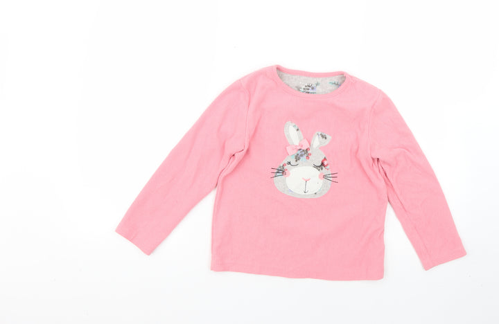 Primark Girls Pink Top Pyjama Top Size 6-7 Years