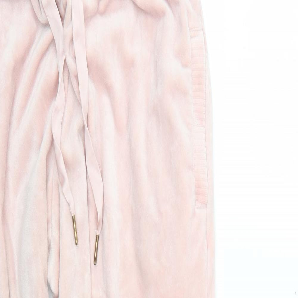 love to lounge Womens Pink Solid   Lounge Pants Size 6