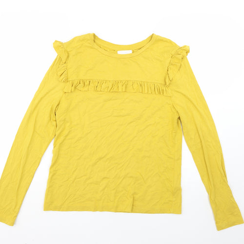 Joy Womens Yellow   Pullover Jumper Size 14