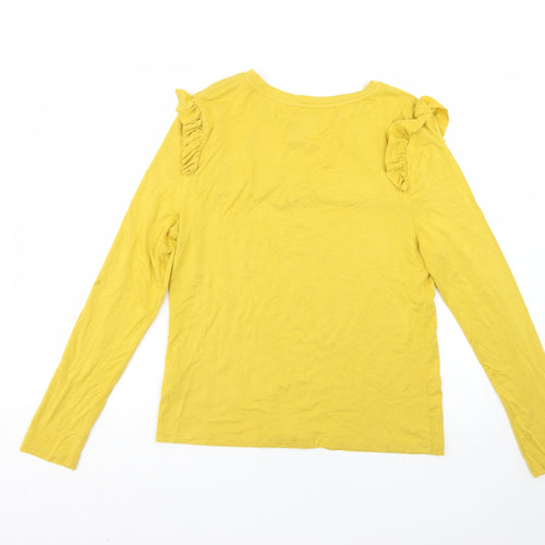 Joy Womens Yellow   Pullover Jumper Size 14